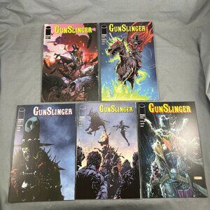 Gunslinger Spawn Image Comic Book Lot of 5 Cover B Issues #45 46 47 48 49